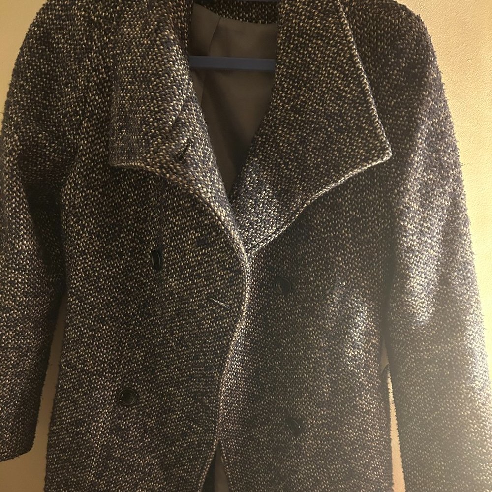 Calvin Klein Pea Coat w/Belt